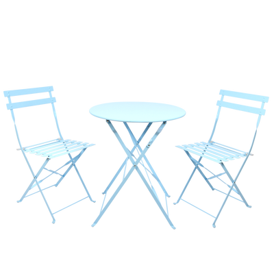 Conjunto Jardin y Terraza Bistro Acero